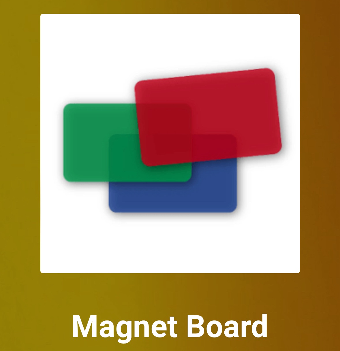 アプリ紹介　Magnet Board